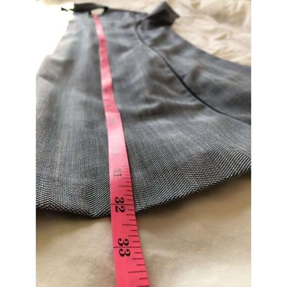 Zara Basic Collection Short Sleeve  Choker Dress Womens Medium Gray Pockets - Picture 7 of 7